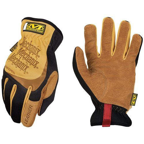Leather FastFit Work Gloves Mechanix Wear