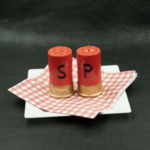 Shotgun Salt and Pepper Shakers Caliber Gourmet