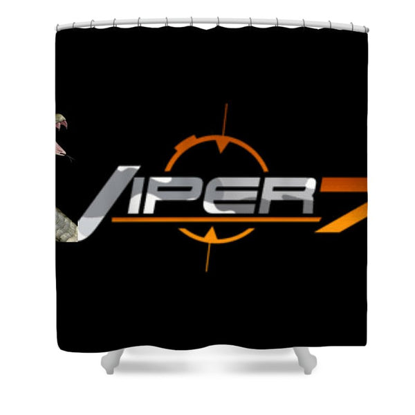 Viper logo- Shower Curtain