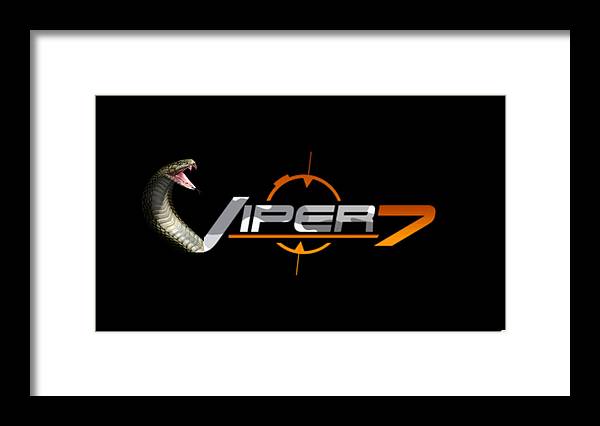 Viper logo - Framed Print