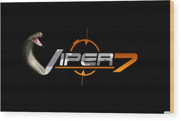 Viper logo- Wood Print