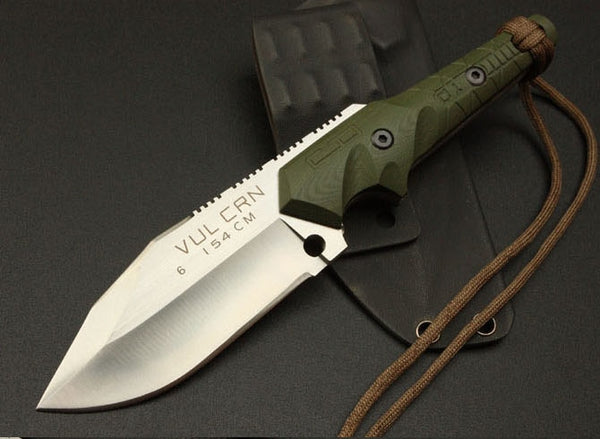 Vellance Classic Fixed Blade Knife 154CM Blade G10 Handle Outdoor Survival Camping Knife